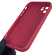 Чохол силіконовий оригінальний Soft Touch з 3D принтом милий ведмедик для Apple iPhone 11 бордовий (Повний захист камери) 0043190 фото 2