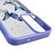 Чехол для Samsung Galaxy M35 (SM-M356B) с блёстками с бабочками на самсунг м35 сиреневый 0037685 фото 6