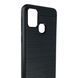Чехол для телефона Samsung Galaxy M31 (SM-M315F) карбоновый противоударный с высокими бортами черный 0052201 фото 3