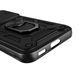 Чохол для Samsung Galaxy S22 (SM-S901B) броньований з кільцем зі шторкою на самсунг з22 чорний 0007929 фото 7