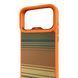 Чехол Kajsa Resort Gradient Stripe для iPhone 17 Pro Max оранжевый Orange Plus (MagSafe, металлическое кольцо камеры, премиум) 0062056 фото 4