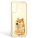 Чехол силиконовый оригинальный Soft Touch с 3D принтом мема сибу для Realme 5s молочный (Полная защита камеры) 0047396 фото 1