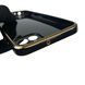 Чехол для Samsung Galaxy M33 5G SM-M336B с кольцом MagSafe с золотой окантовкой на самсунг м33 черный gs1 0022439 фото 3
