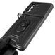 Чехол для Samsung Galaxy S21 FE SM-G990B бронированный с кольцом-держателем со шторкой самсунг с21 фе чёрный 0000194 фото 4