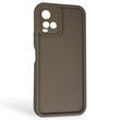 Чехол силиконовый Soft Touch для Vivo Y21S коричневый (Полная защита камеры) 0044225 фото
