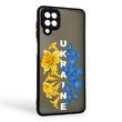 Чехол для телефона Samsung Galaxy A12 (SM-A127F) с 3D принтом патриотическим с высокими бортами на самсунг а12 черный