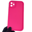 Чехол силиконовый Soft Touch для Apple iPhone 11 малиновый (Полная защита камеры) 0039350 фото