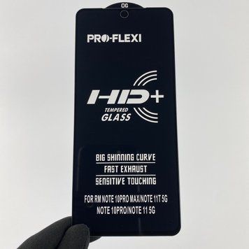 Захисне скло 6D OG для телефона Xiaomi POCO X3 протиударне повноекранне на сяомі поко х3 чорне 0001135 фото