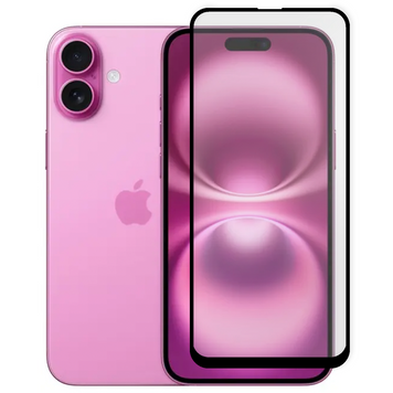 Захисне скло 6D OG для телефона Apple iPhone 16 Plus повноекранне протиударне на айфон 16 плюс чорне 0014002 фото