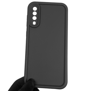 Чохол силіконовий Soft Touch для Samsung Galaxy A50 (SM-A505F) чорний (Повний захист камери) 0039627 фото