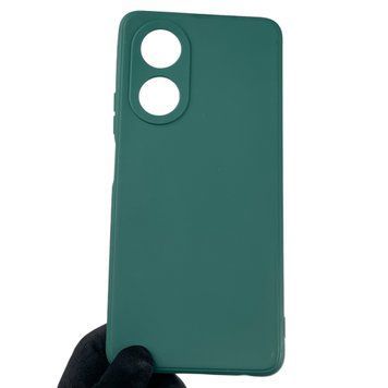 Чехол для OPPO A58 4G с квадратными гранями с защитой камеры на оппо а58 4г зелёный 0012427 фото