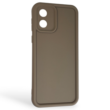 Чохол силіконовий Soft Touch для Motorola Moto E13 (PAXT0034) коричневий (Повний захист камери) 0039372 фото