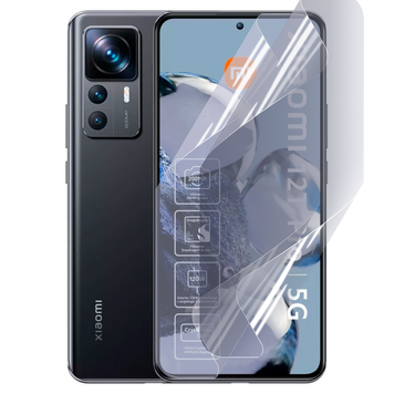 Плёнка гидрогелевая для Xiaomi 12T Pro МАТОВАЯ противоударная на сяоми 12т про прозрачная 0003930 фото