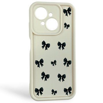 Чохол силіконовий Soft Touch з 3D принтом для Tecno Spark Go 1 молочний (Повний захист камери) 0057832 фото