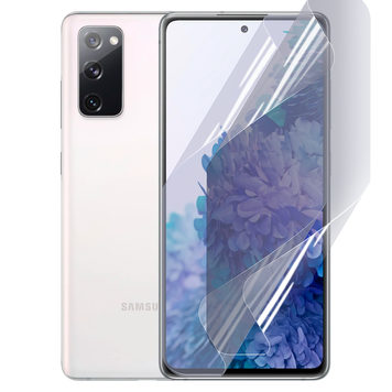 Плёнка гидрогелевая для Samsung Galaxy S20 FE (SM-G780) МАТОВАЯ противоударная на самсунг с20 фе прозрачная 0003861 фото