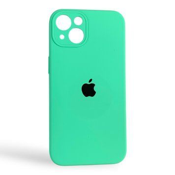 Чехол Silicone Case для Apple iPhone 13 зеленый (софт-тач, полная защита камеры) 0061857 фото