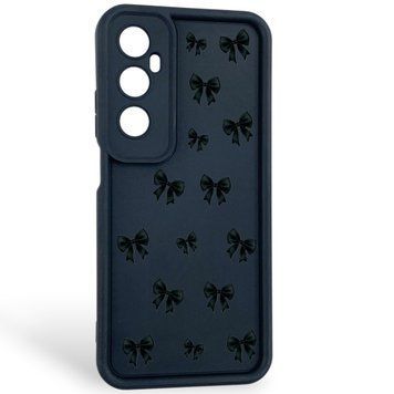 Чохол силіконовий Soft Touch з 3D принтом для Realme C65 чорний (Повний захист камери) 0057532 фото