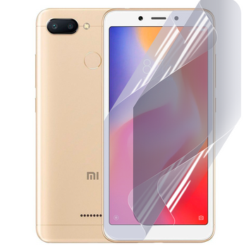 Плёнка гидрогелевая для Xiaomi Redmi 6 МАТОВАЯ противоударная на сяоми редми 6 прозрачная 0004003 фото