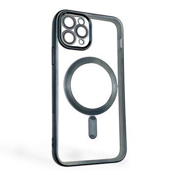 Чехол для Apple iPhone 11 Pro с линзами на камере с MagSafe на айфон 11 про черный 0034357 фото