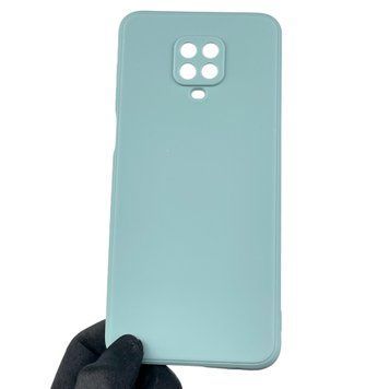 Чехол для Xiaomi Redmi Note 9s с квадратными гранями с защитой камеры на сяоми редми нот 9с серый 0012930 фото