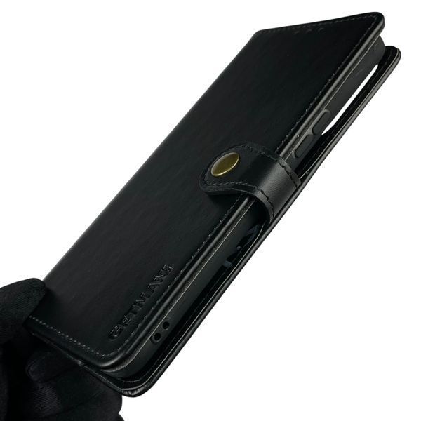 Чохол-книжка для TECNO Spark 8C (KG5k) з магнітною застібкою з підставкою на техно спарк 8C чорна 0011976 фото