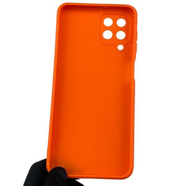 Чохол для Samsung Galaxy M33 (SM-M336) з квадратними гранями із захистом камери на самсунг м33 помаранчевий 0012627 фото