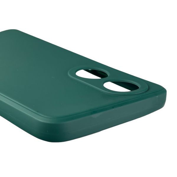 Чохол для OPPO A58 4G з квадратними гранями із захистом камери на оппо а58 4г зелений 0012427 фото