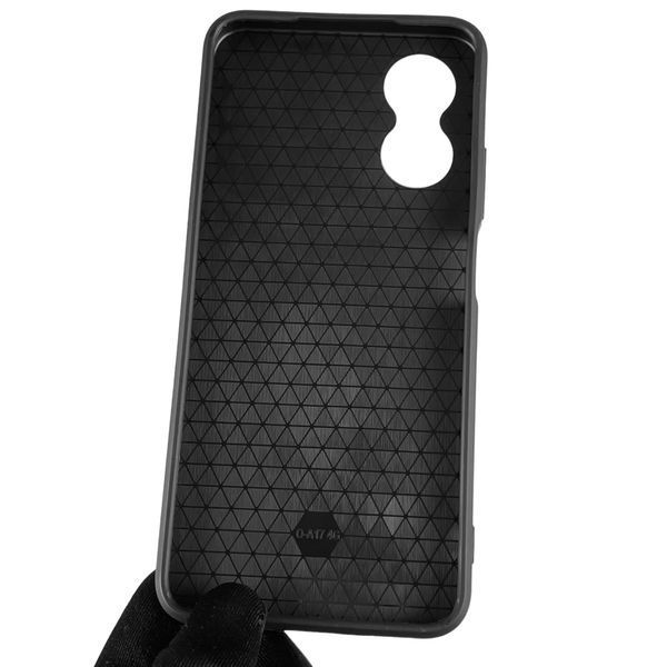 Чохол для OPPO A17 броньований з кільцем зі шторкою на камеру на оппо а17 чорний rg1 0001626 фото