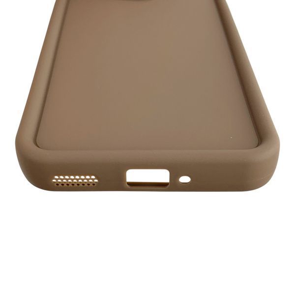 Чохол силіконовий Soft Touch для Oppo Reno 13 FS 5G коричневий (Повний захист камери) 0054239 фото