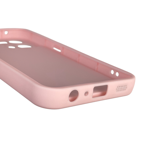 Чехол силиконовый Soft Touch с 3D принтом для Oppo Reno 7 розовый (Полная защита камеры) 0040325 фото
