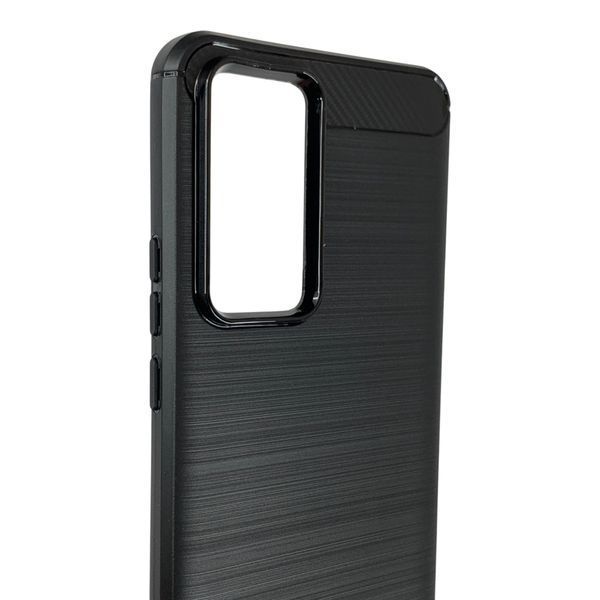 Чехол для Xiaomi 12T черный карбон (карбоновый узор) 0060045 фото