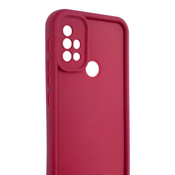Чохол силіконовий Soft Touch для Motorola G10 бордовий (Повний захист камери) 0054350 фото
