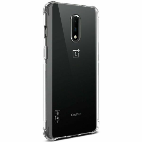 Чохол для OnePlus 7 з бронь кутами і бортами вище екрана прозорий (ванплюс 7) 0061559 фото
