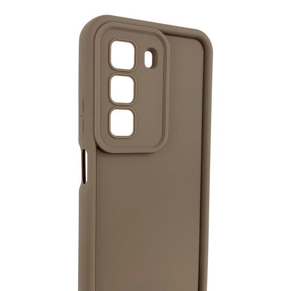 Чохол силіконовий Soft Touch для Infinix Hot 50 (X6882) коричневий (Повний захист камери) 0054457 фото