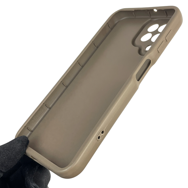Чехол силиконовый Soft Touch для Samsung Galaxy M22 4G (SM-M225F) коричневый (Полная защита камеры) 0039574 фото