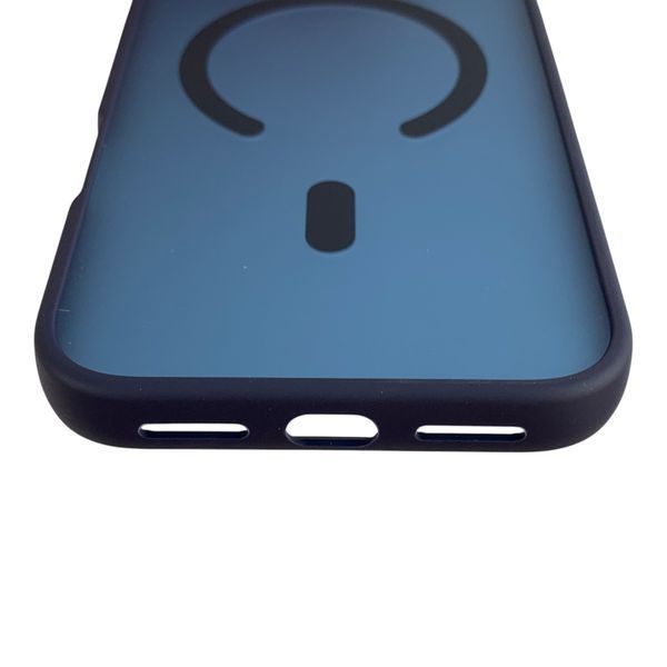 Чохол MagSafe для Apple iPhone 17 Pro Max темно-синій (матовий, захист камери) 0062357 фото