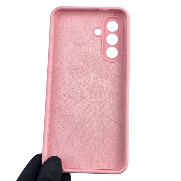 Чехол для Samsung Galaxy A36 5G (SM-A366U) силиконовый с микрофиброй нескользящий на самсунг а36 5г розовый 0031960 фото