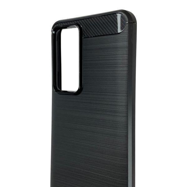 Чехол для Xiaomi 12T черный карбон (карбоновый узор) 0060045 фото