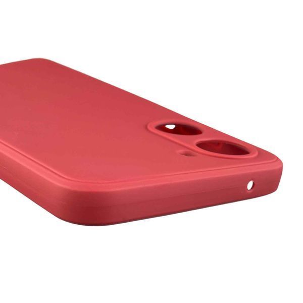 Чохол для Realme 10 4G з квадратними гранями із захистом камери на реалмі 10 4г червоний 0012477 фото