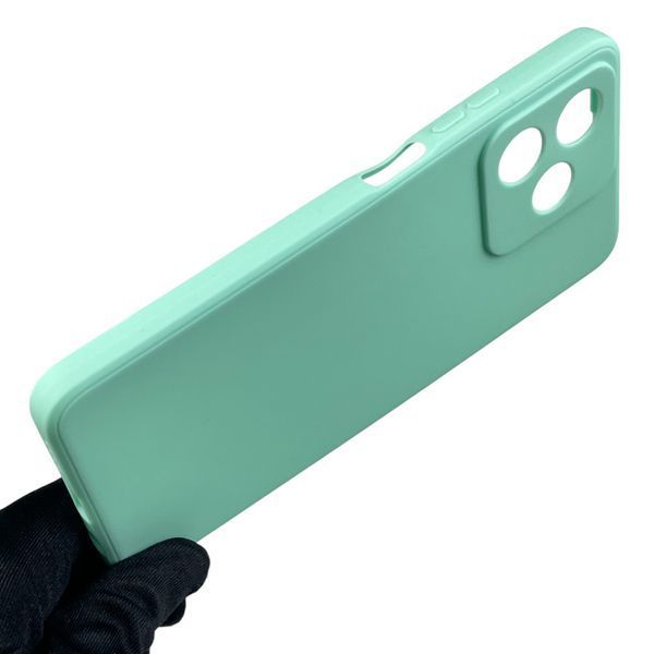 Чохол для Realme C51 з квадратними гранями із захистом камери на реалмі с51 м'ятний 0012527 фото