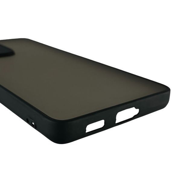 Чохол для Samsung Galaxy S21 Ultra (SM-G998) матовий з високими бортами з захистом камери на самсунг с21 ультра чорний 0012146 фото
