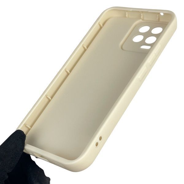 Чохол силіконовий оригінальний Soft Touch з 3D принтом злого кота для Realme 8 Pro молочний (Повний захист камери) 0046311 фото