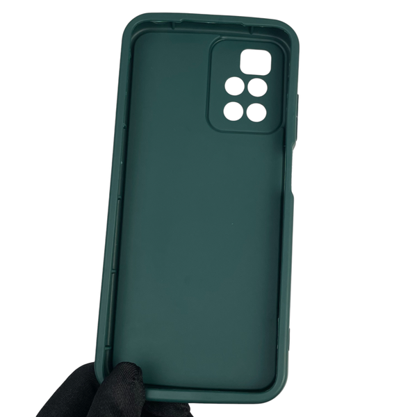 Чохол силіконовий Soft Touch для Xiaomi Redmi 10 темно-зелений (Повний захист камери) 0039778 фото