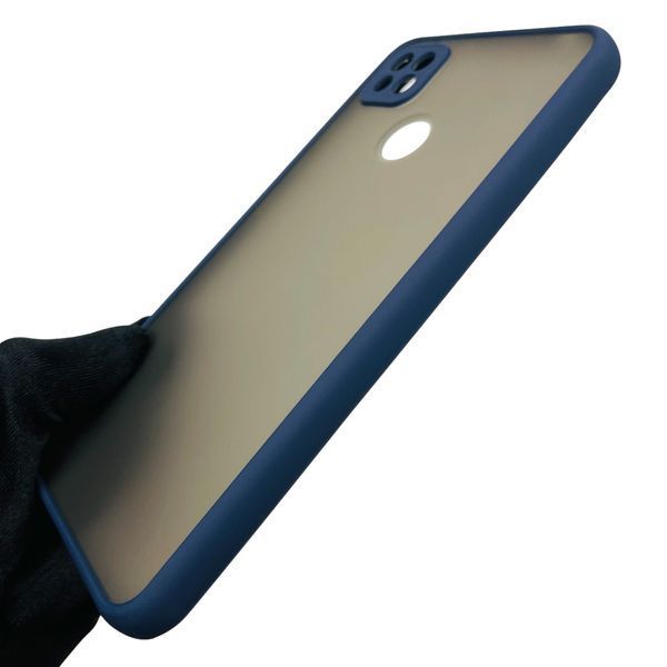 Чехол для Xiaomi Redmi 9C противоударный с высокими бортами с защитой камеры на сяоми редми 9с тёмно-синий 0000950 фото