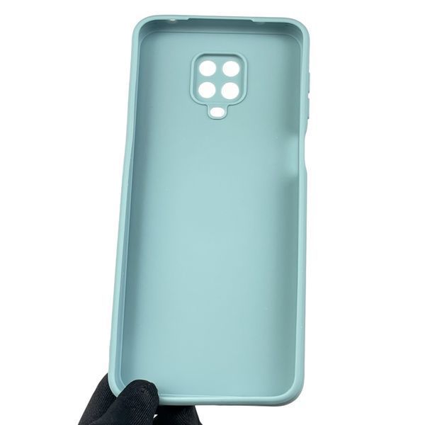 Чохол для Xiaomi Redmi Note 9s з квадратними гранями із захистом камери на сяомі редмі нот 9с сірий 0012930 фото
