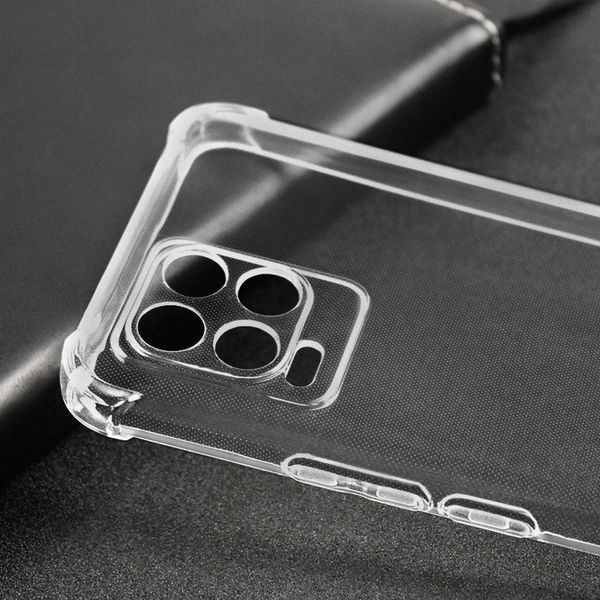 Прозрачный чехол для Realme 8 Pro с углами-амортизаторами с защитой камеры противоударный (реалми 8 про) 0061592 фото