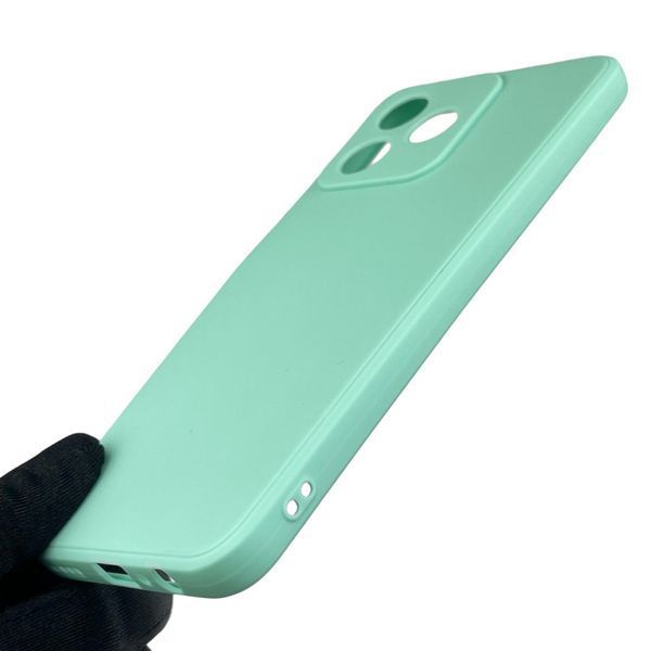 Чохол для Realme C51 з квадратними гранями із захистом камери на реалмі с51 м'ятний 0012527 фото
