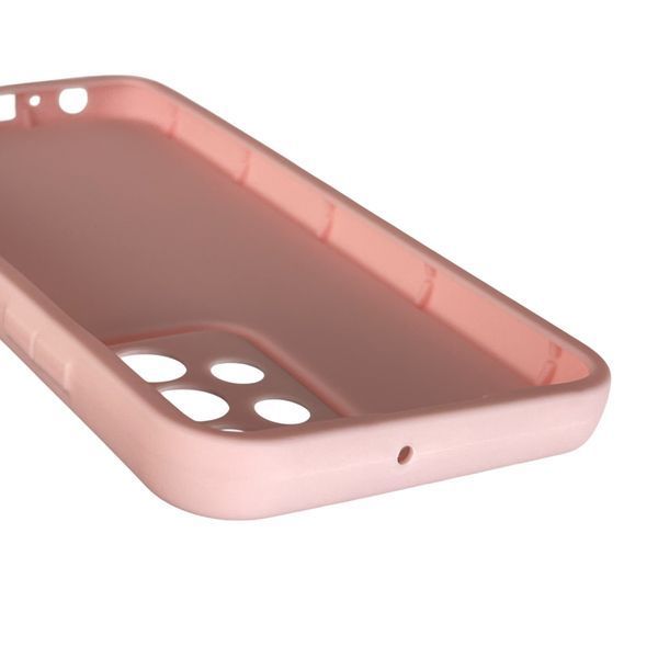 Чехол силиконовый Soft Touch с 3D принтом милый мишка для Samsung Galaxy A32 4G (SM-A325F) розовый (Полная защита камеры) 0044798 фото