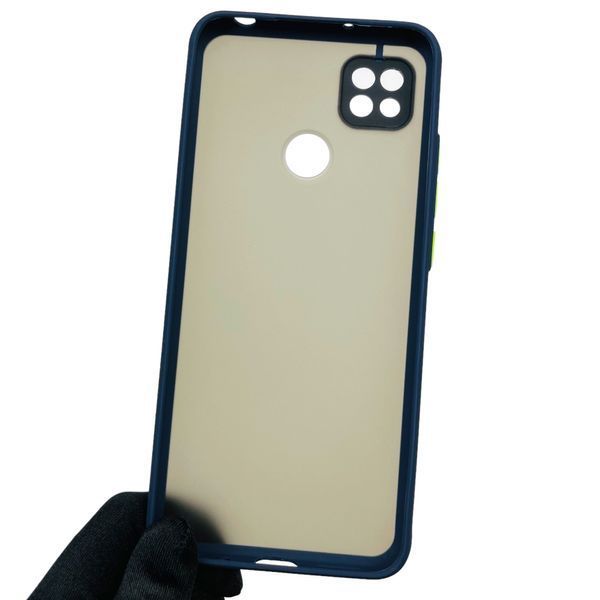 Чехол для Xiaomi Redmi 9C противоударный с высокими бортами с защитой камеры на сяоми редми 9с тёмно-синий 0000950 фото