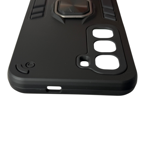 Чохол для телефона Infinix Hot 60i броньований з магнітним кільцем та захистом камери чорний 0051096 фото